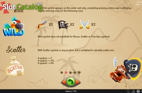 Скрин9. Treasure Island (Espresso Games) слот
