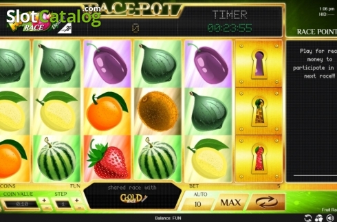 Скрин2. Fruit Race Deluxe слот