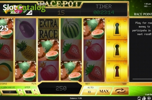Скрин3. Fruit Race Deluxe слот