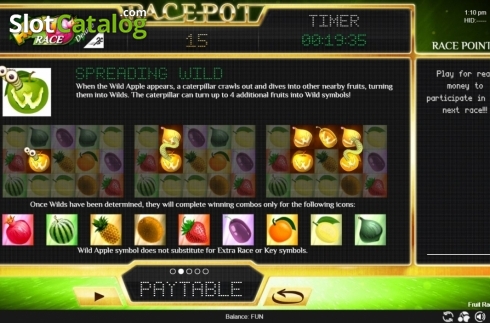 Скрин5. Fruit Race Deluxe слот