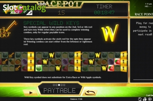 Скрин6. Fruit Race Deluxe слот