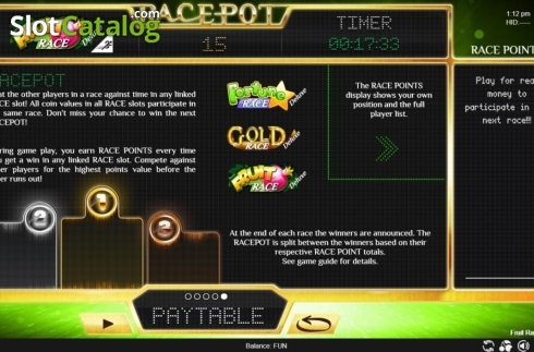 Скрин8. Fruit Race Deluxe слот