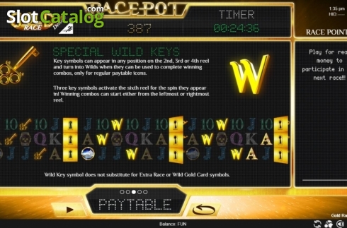 Скрин5. Gold Race Deluxe слот
