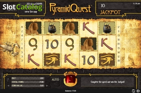 Скрин2. Pyramid Quest (Espresso Games) слот