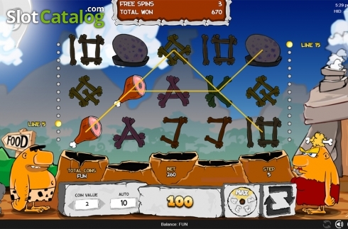 Скрин9. Caveman (Espresso Games) слот