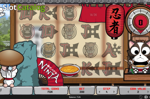 Скрин6. Ninja Cats (Espresso Games) слот