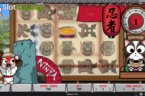 Скрин7. Ninja Cats (Espresso Games) слот