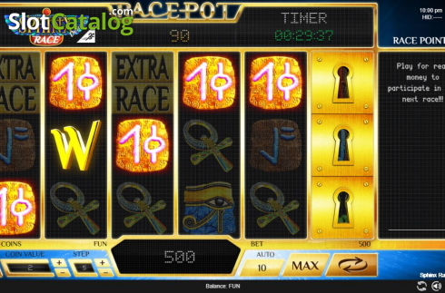 Скрин4. Sphinx Race Deluxe слот
