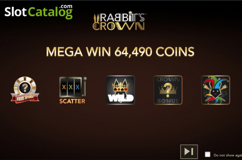 Скрин2. Rabbit's Crown слот