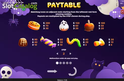 Скрин5. Alfredo's Halloween слот