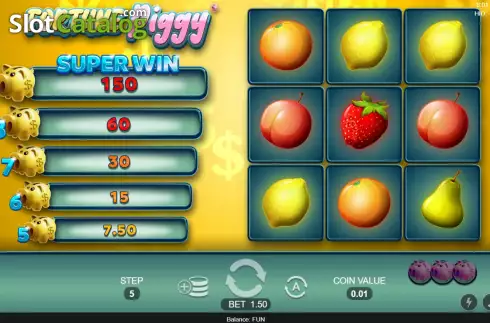 Скрин2. Fortune Piggy слот