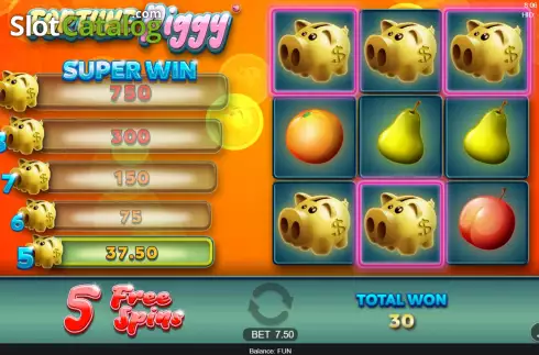 Скрин6. Fortune Piggy слот