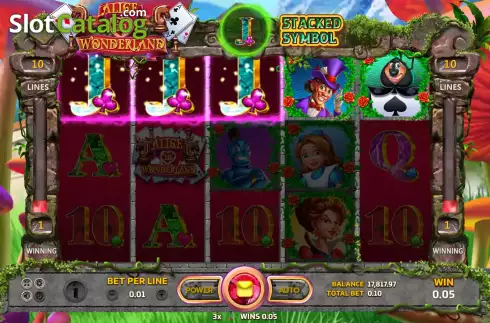 Скрин3. Alice in Wonderland (Eurasian Gaming) слот
