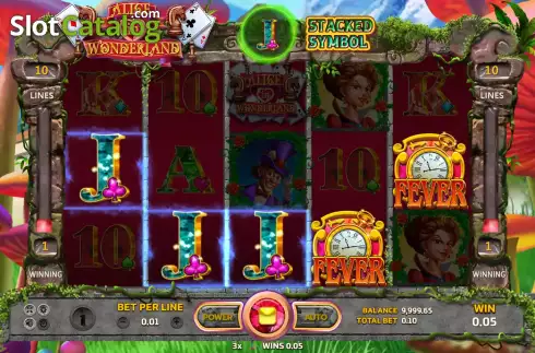 Скрин4. Alice in Wonderland (Eurasian Gaming) слот