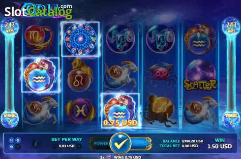 Скрин3. Zodiac Deluxe слот