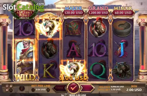 Скрин4. Ancient Rome Deluxe слот