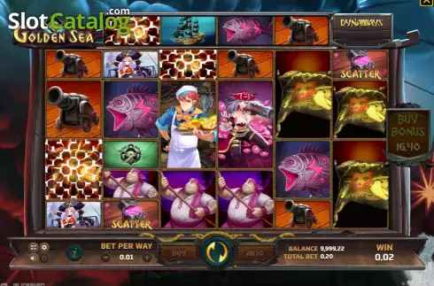 Скрин3. Golden Sea (Eurasian Gaming) слот