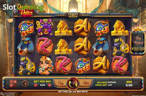 Скрин2. Ramesses' Relics слот