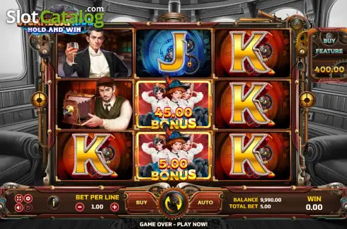 Скрин2. Steamboat Ride: Hold and Win слот