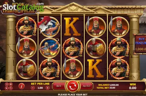 Скрин2. Book of Thermopylae слот
