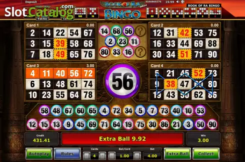 Скрин3. Book of Ra Bingo слот