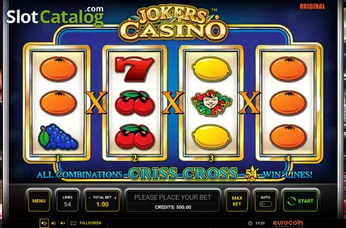 Скрин2. Jokers Casino слот