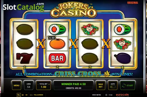 Скрин3. Jokers Casino слот