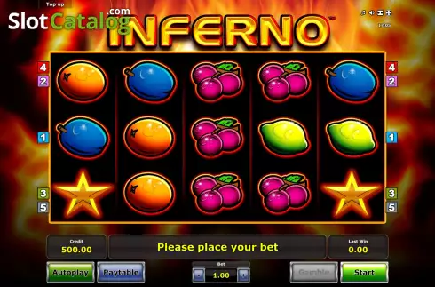 Скрин2. Inferno (Eurocoin Interactive) слот
