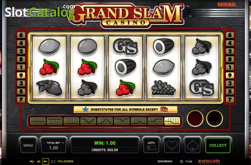 Скрин6. Grand Slam Casino слот