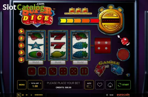 Скрин2. Super Dice слот
