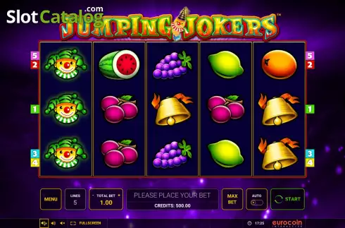 Скрин2. Jumping Jokers слот