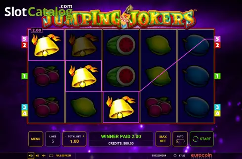 Скрин3. Jumping Jokers слот