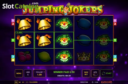 Скрин5. Jumping Jokers слот