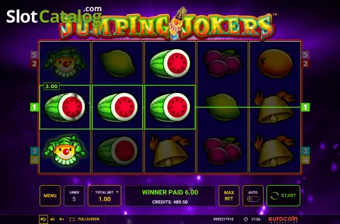 Скрин6. Jumping Jokers слот