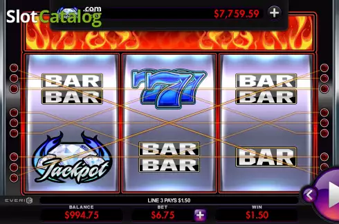 Скрин3. Blazin Gems слот