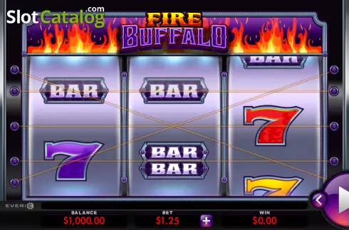 Скрин2. Fire Buffalo слот