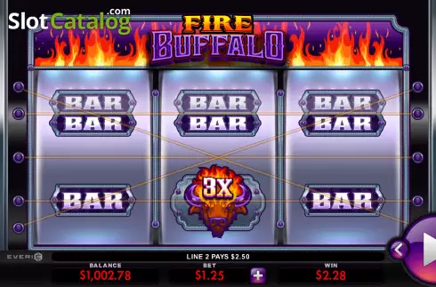 Скрин4. Fire Buffalo слот