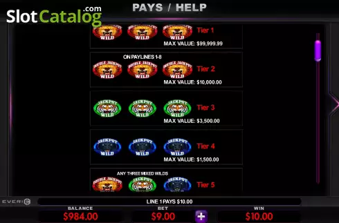 Скрин6. Super Jackpot Double Lion слот