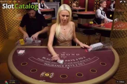 Скрин2. Blackjack Diamond VIP слот