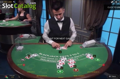 Скрин2. Blackjack G слот