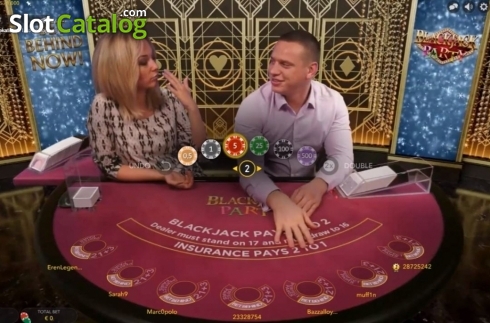 Скрин4. Blackjack Party слот