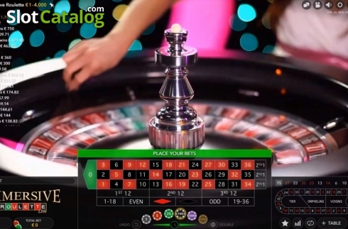 Скрин2. Immersive Roulette слот