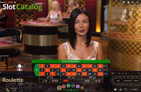 Скрин2. Vip Roulette Live Casino (Evolution Gaming) слот