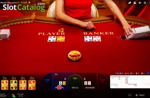 Скрин2. Golden Wealth Baccarat слот