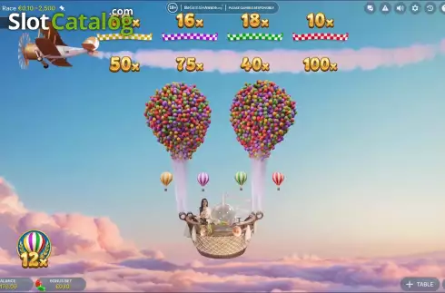 Скрин4. Balloon Race Live слот
