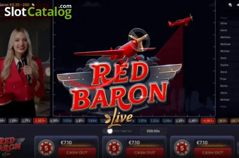 Скрин2. Red Baron (Evolution Gaming) слот