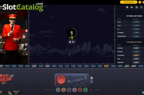 Скрин3. Red Baron (Evolution Gaming) слот