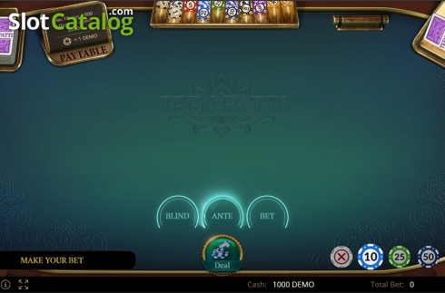 Скрин2. Poker Teen Patti слот