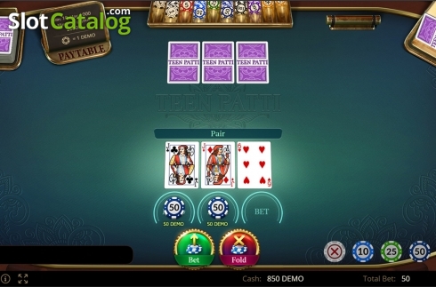 Скрин3. Poker Teen Patti слот