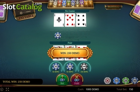 Скрин4. Poker Teen Patti слот
